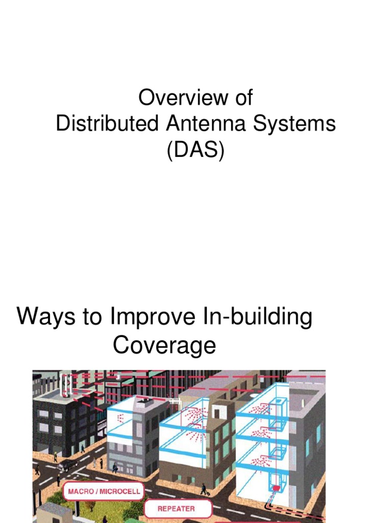 DAS-Distributed Antenna System Part 2 | PDF | Coaxial Cable | Optical Fiber