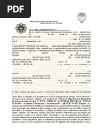 Acta de Procedimiento Policial Santa Fe | PDF | Justicia | Crimen y ...
