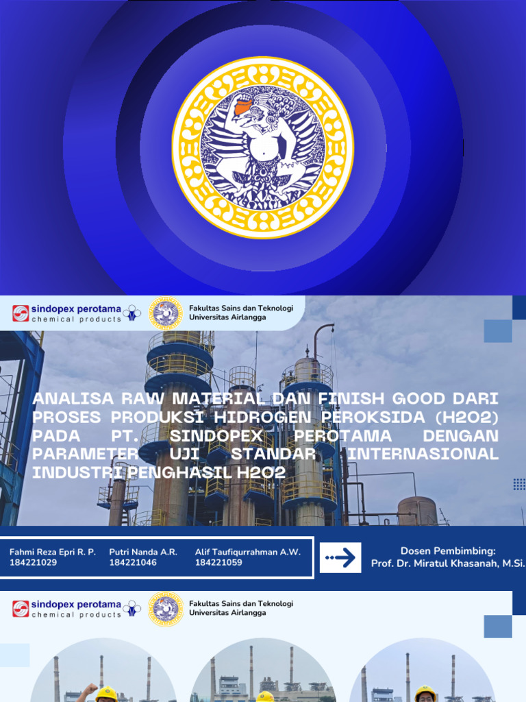 Analisis H2O2 di PT Sindopex Perotama | PDF