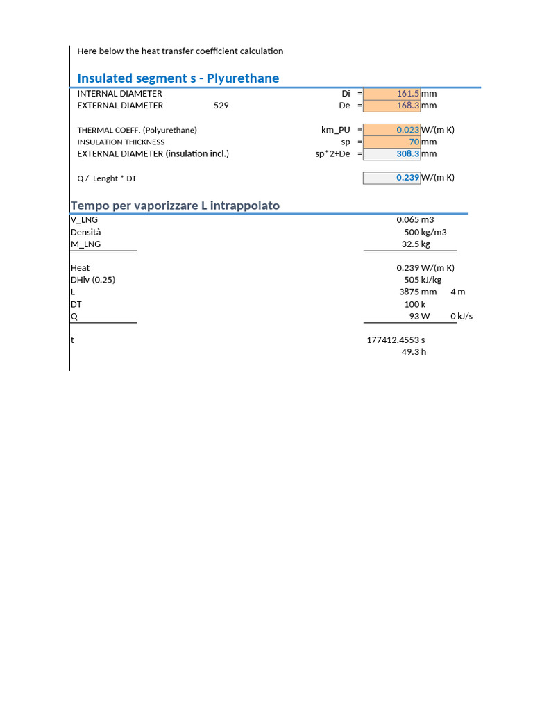 Heat Transfer Coefficient Calculation | PDF | Physical Phenomena ...