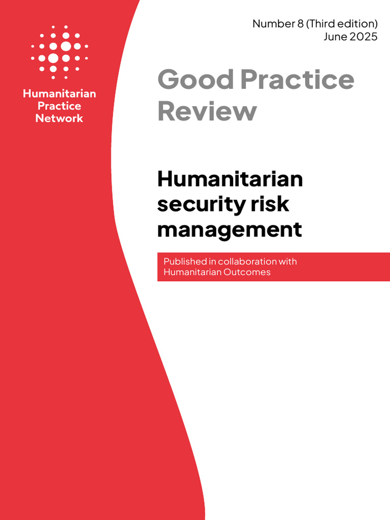 Humanitarian Security Risk Management Guide | PDF | Risk | Risk Management