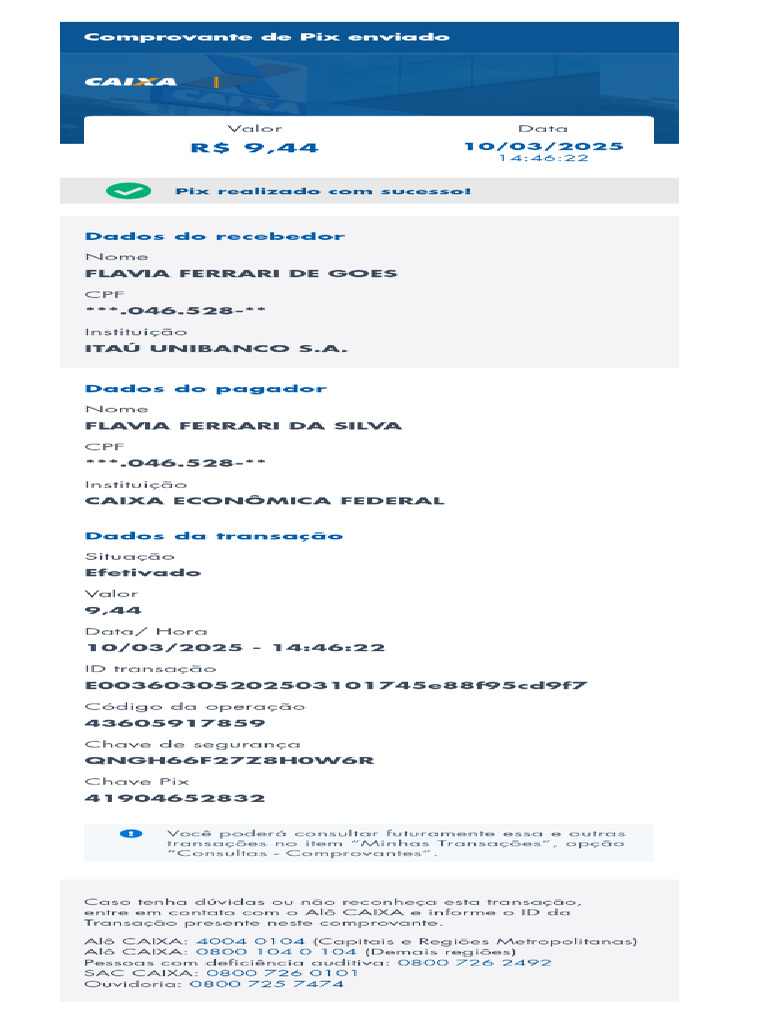Comprovante2025 03 10 - 144631 | PDF