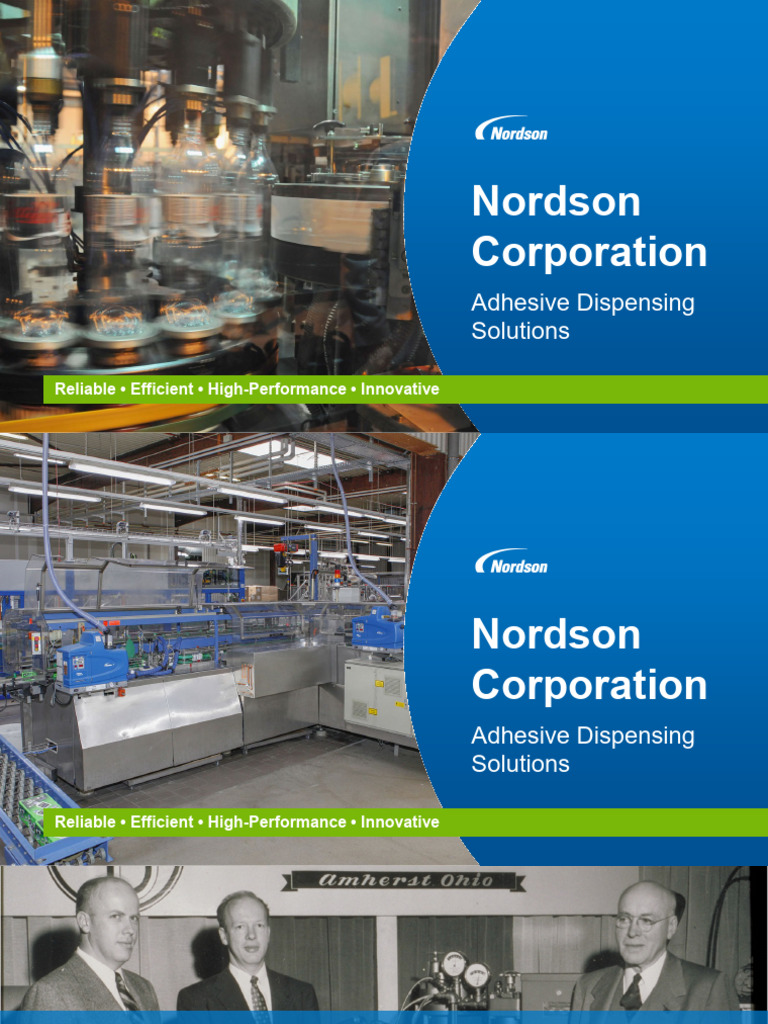 Nordson Adhesive Dispensing Solutions | PDF | Nonwoven Fabric | Adhesive