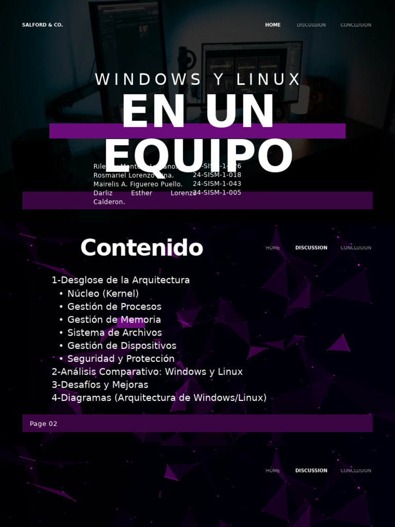 Comparativa de Arquitectura: Windows vs Linux | PDF | Kernel (sistema ...