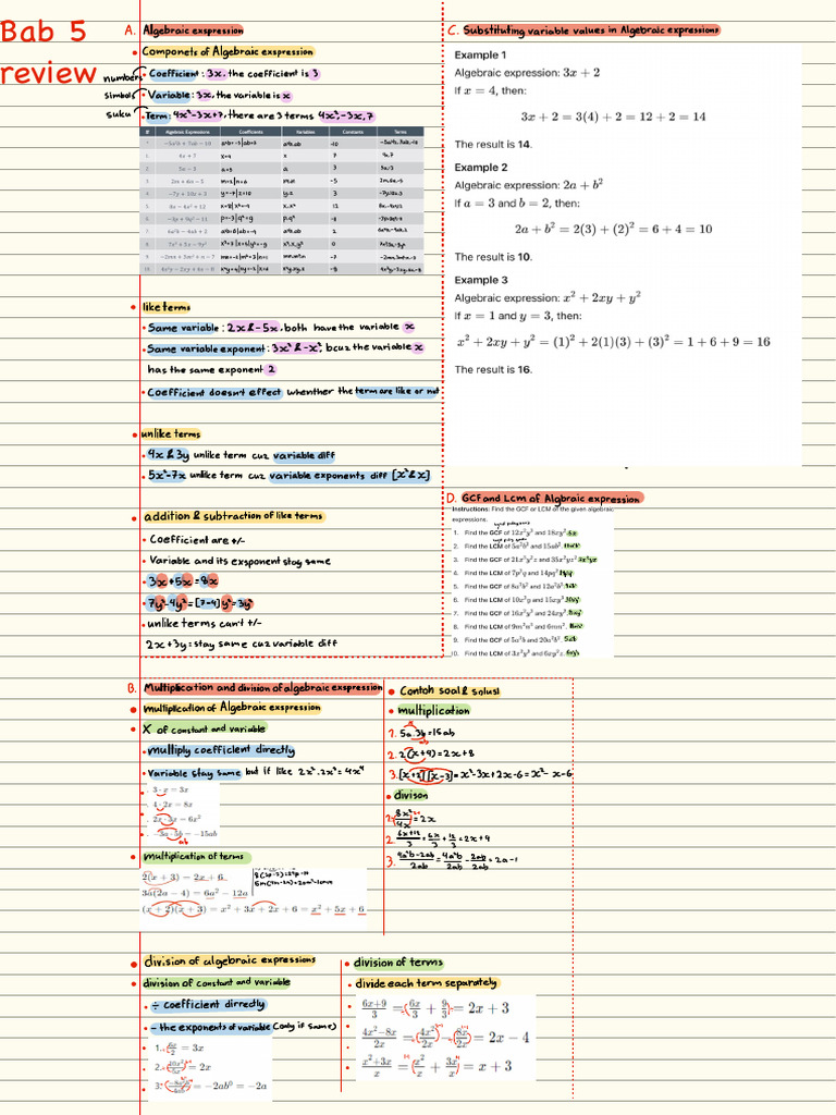 Math Notebook 3 | PDF