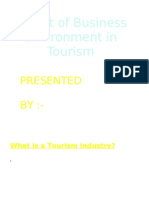 Effect of Business Environment On Tourism Industry