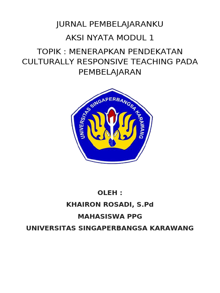 Penerapan Culturally Responsive Teaching | PDF