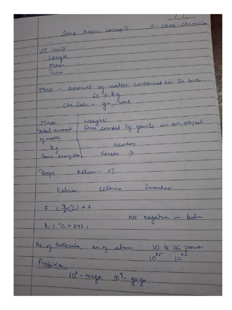Some Basic Concepts | PDF