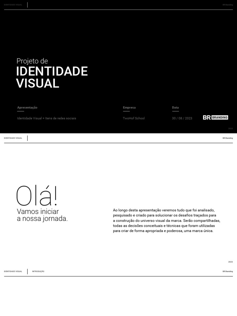 Identidade Visual da TwoHof School | PDF | Gestão de marcas | Marca