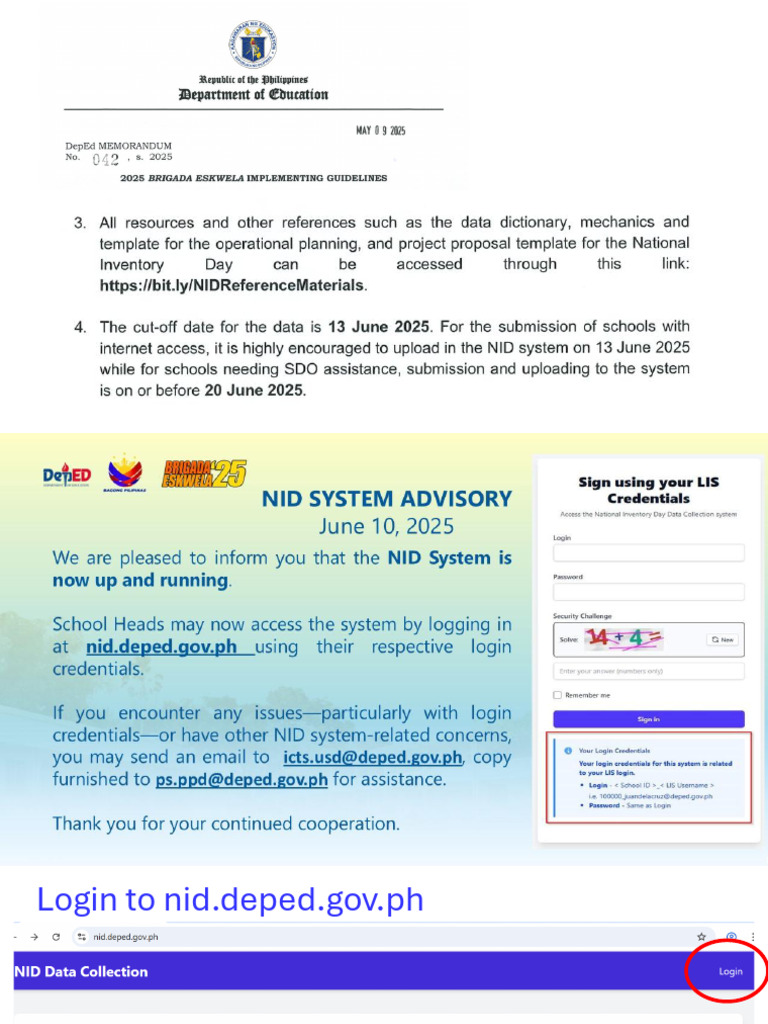 NID Process Presentation | PDF