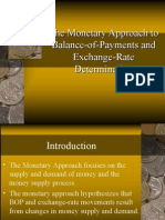 Bop and Monetary Policy