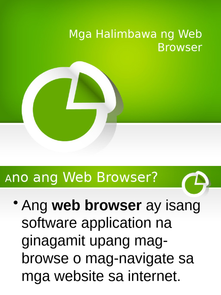 Mga Halimbawa NG Web Browser | PDF