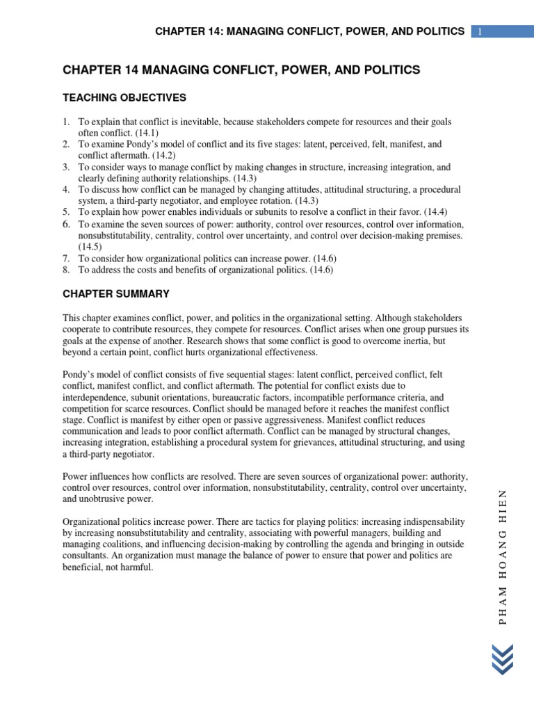 Organizational Theory Design and Change Chapter 14