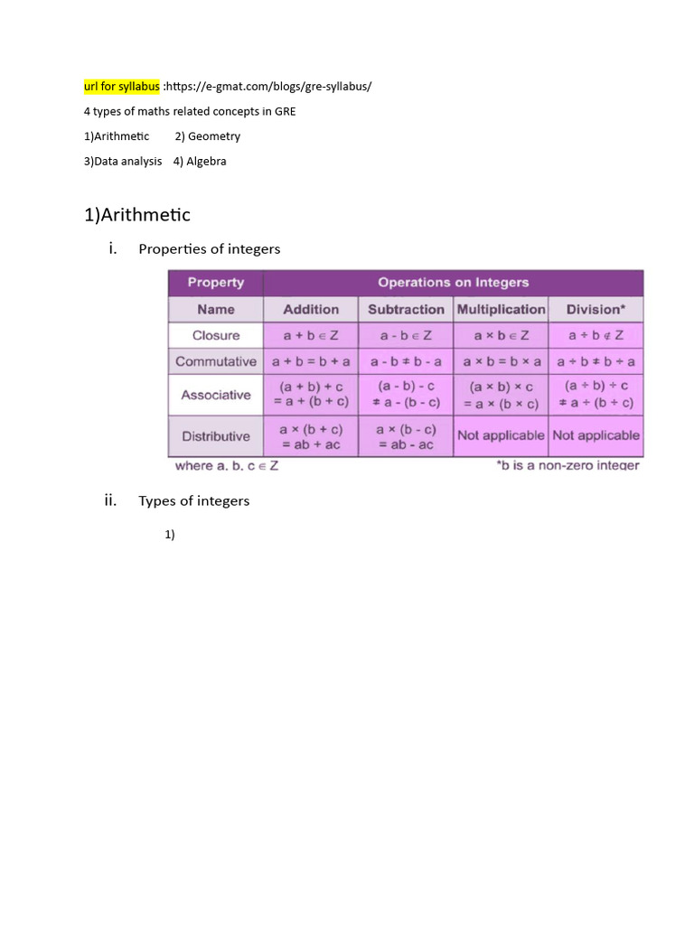 GRE Math Concepts Overview | PDF | Trigonometric Functions | Trigonometry