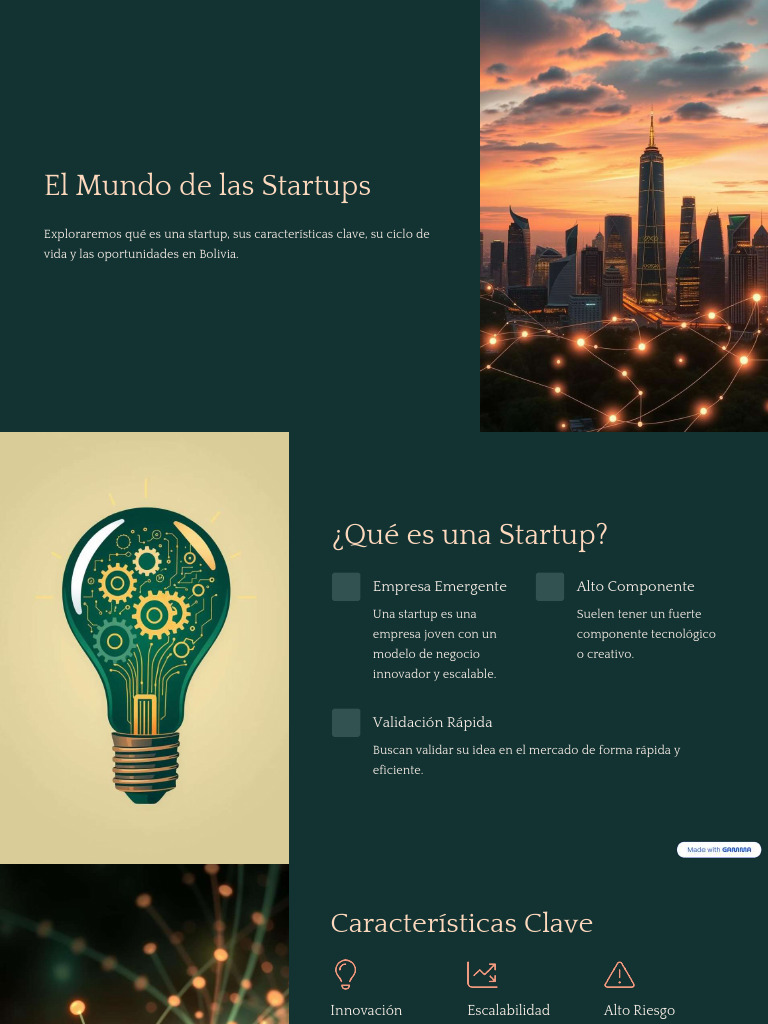 Startups en Bolivia: Oportunidades y Claves | PDF | Empresa de inicio ...