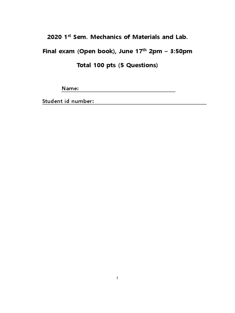 2020 Final | PDF