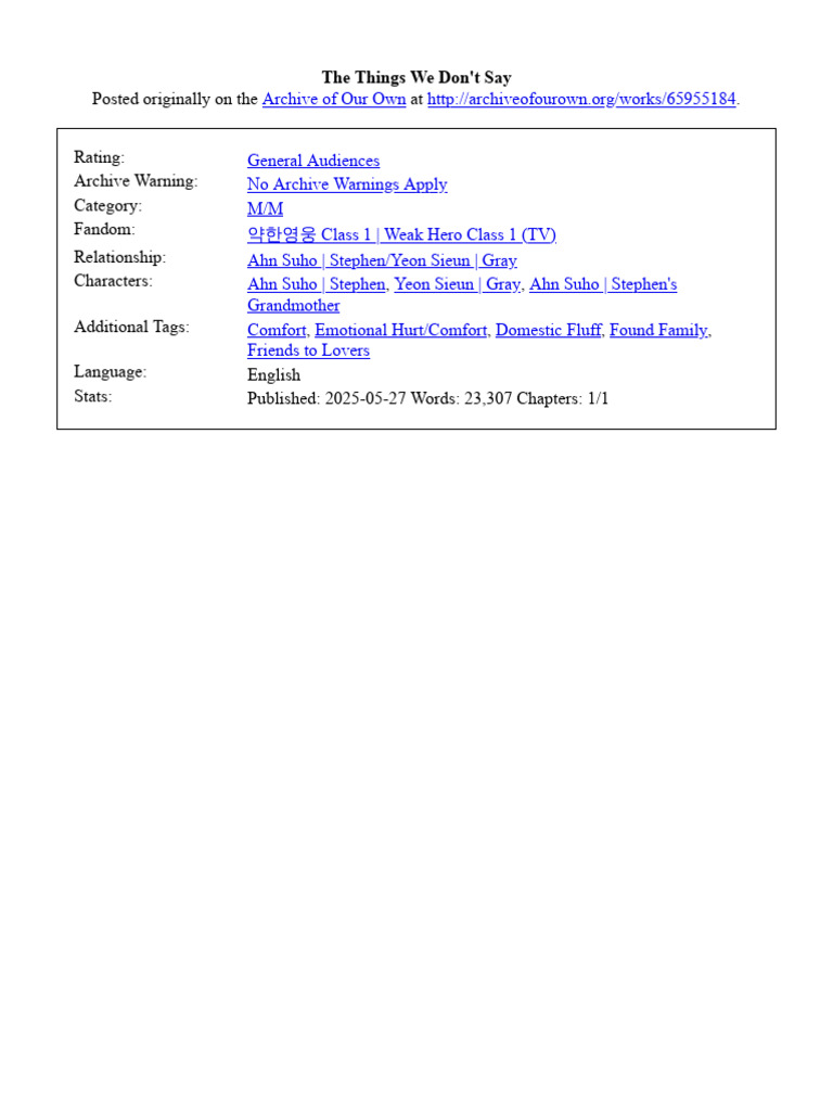 The things we dont say pdf
