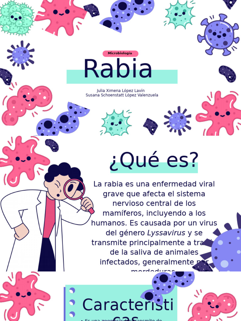 Rabia MICROBIOLOGÍA 2 | PDF | Rabia | Especialidades Medicas