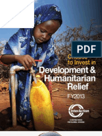 Development & Humanitarian Relief: Choose To Invest in