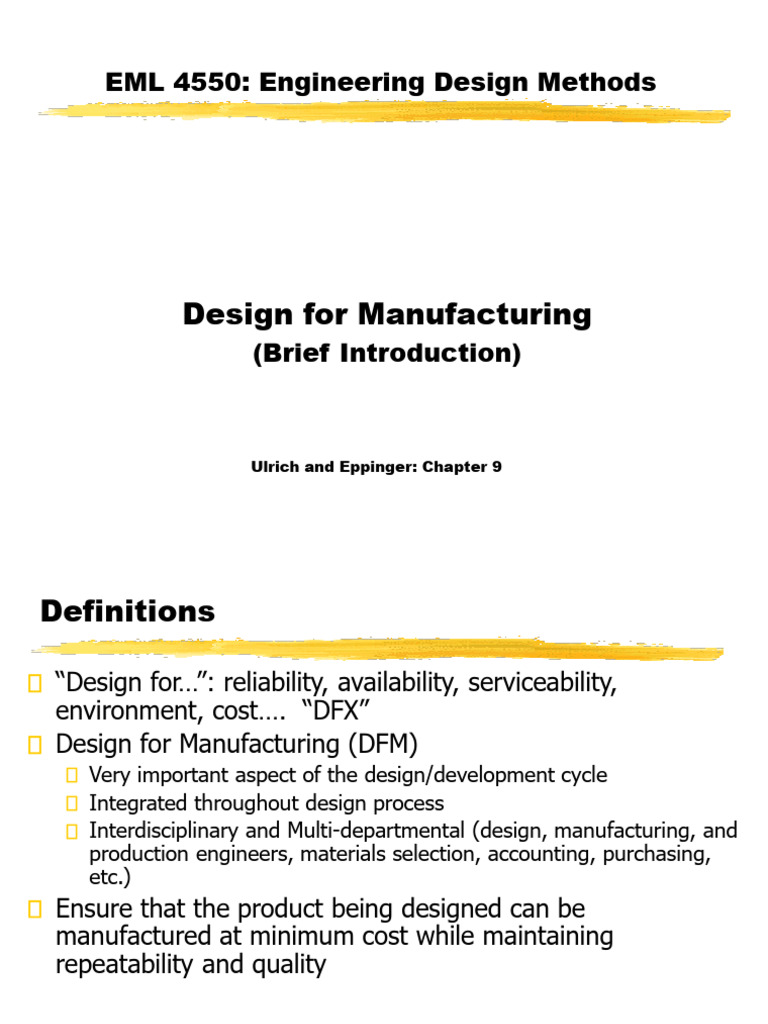 Rangkuman Prosman 2 - DFMA | PDF | Economies Of Scale | Reliability ...