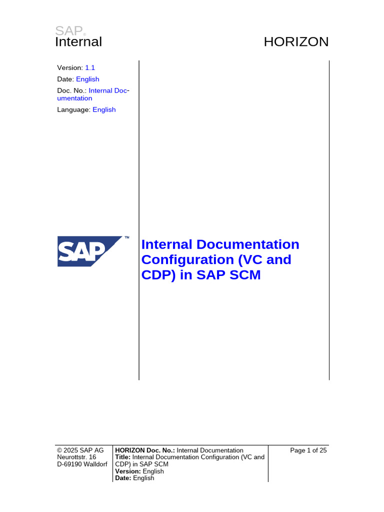 SAP SCM Configuration Guide: VC & CDP | PDF | Enterprise Resource ...