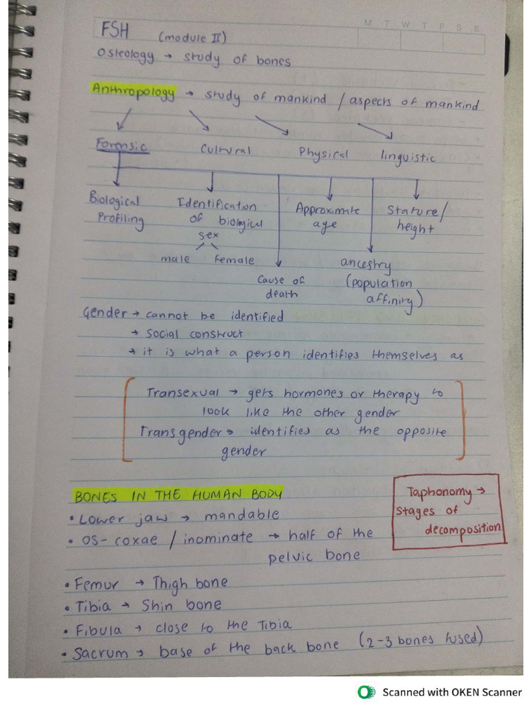 FSH Notes | PDF