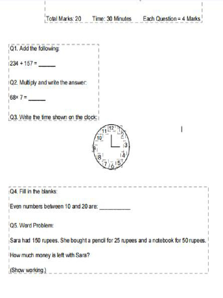 Corrected Class 3 Test | PDF