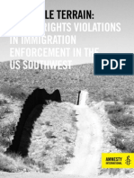 In Hostile Terrain: A Human Rights Report On US Immigration Enforcement by Amnesty International
