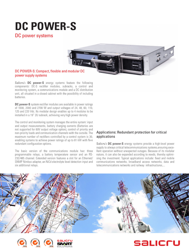 Modular DC Power Supply Systems | PDF | Rectifier | Power Supply