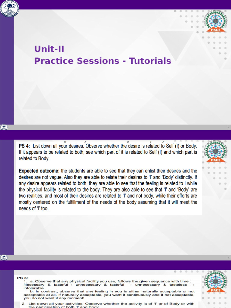Practice Sessions 2 | PDF