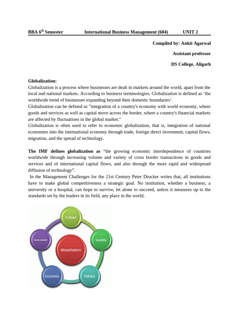 Understanding Globalization in Business | PDF | Cost Of Living | Subsidy