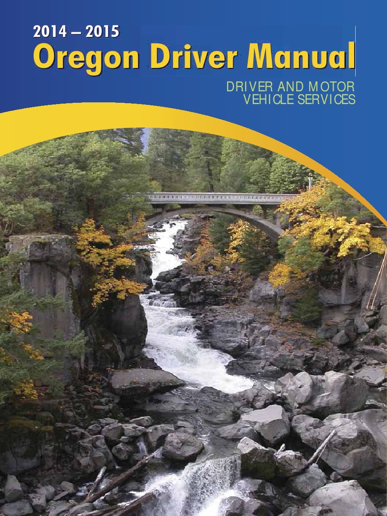 Oregon Drivers Manual Oregon Drivers Handbook PDF Traffic
