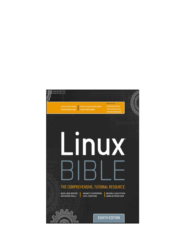 Linux Bible 8th Edition Christopher Negus pdf download PDF Unix Linux