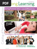 Download Washtenaw Community College SpringSummer 2012 Catalog of Non-Credit Classes by more2lrn SN88128326 doc pdf