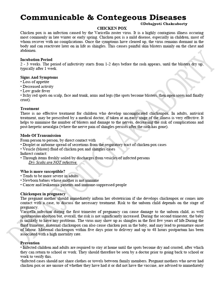 Overview of Contagious Diseases | PDF | Hepatitis | Hiv/Aids