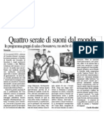 Mutus Party, Rassegna Stampa - Il Gazzettino 16 Luglio 2004