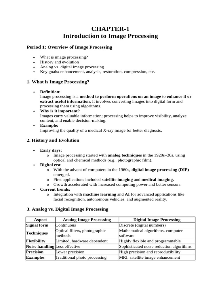 Introduction to Image Processing Basics | PDF | Data Compression ...