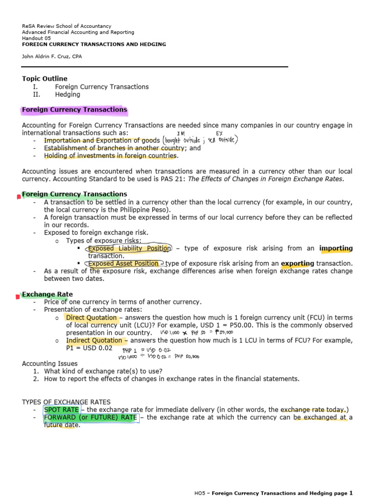 AFAR Hedging | PDF | Derivative (Finance) | Hedge (Finance)