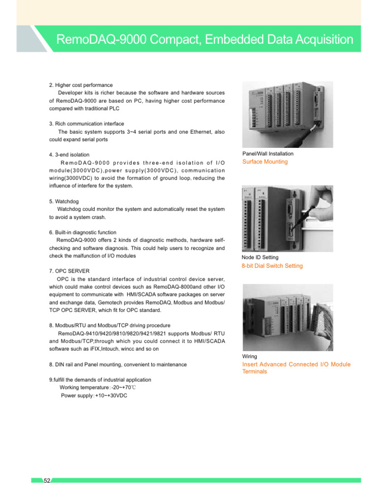 Ethernet Based Digital and Analog I Os | PDF | Programmable Logic ...