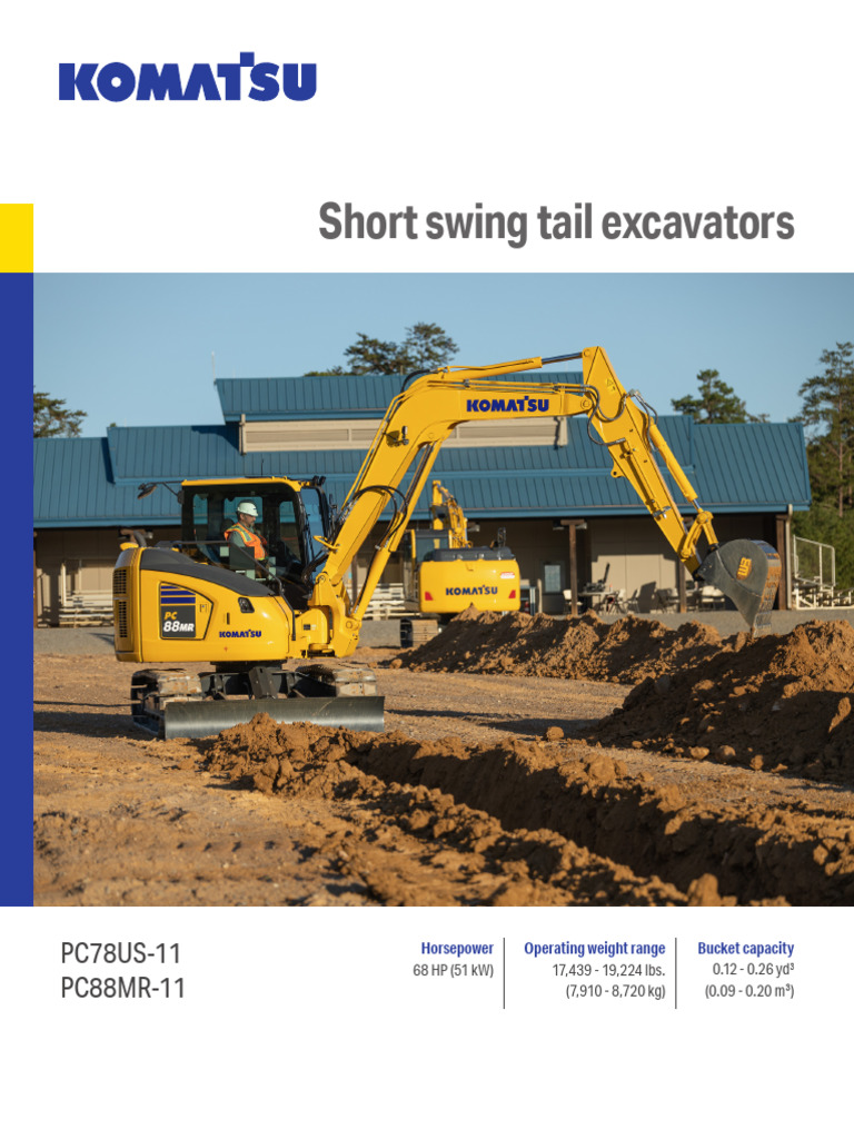 Excavator Komatsu-PC78 1 | PDF