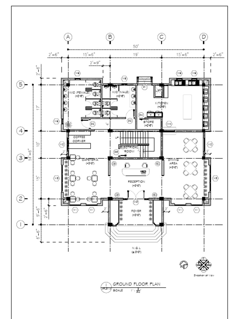 Ground and First Floor Plan Layout | PDF