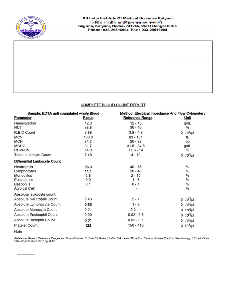 Department of Pathology: Haematology | PDF | White Blood Cell | Hematology
