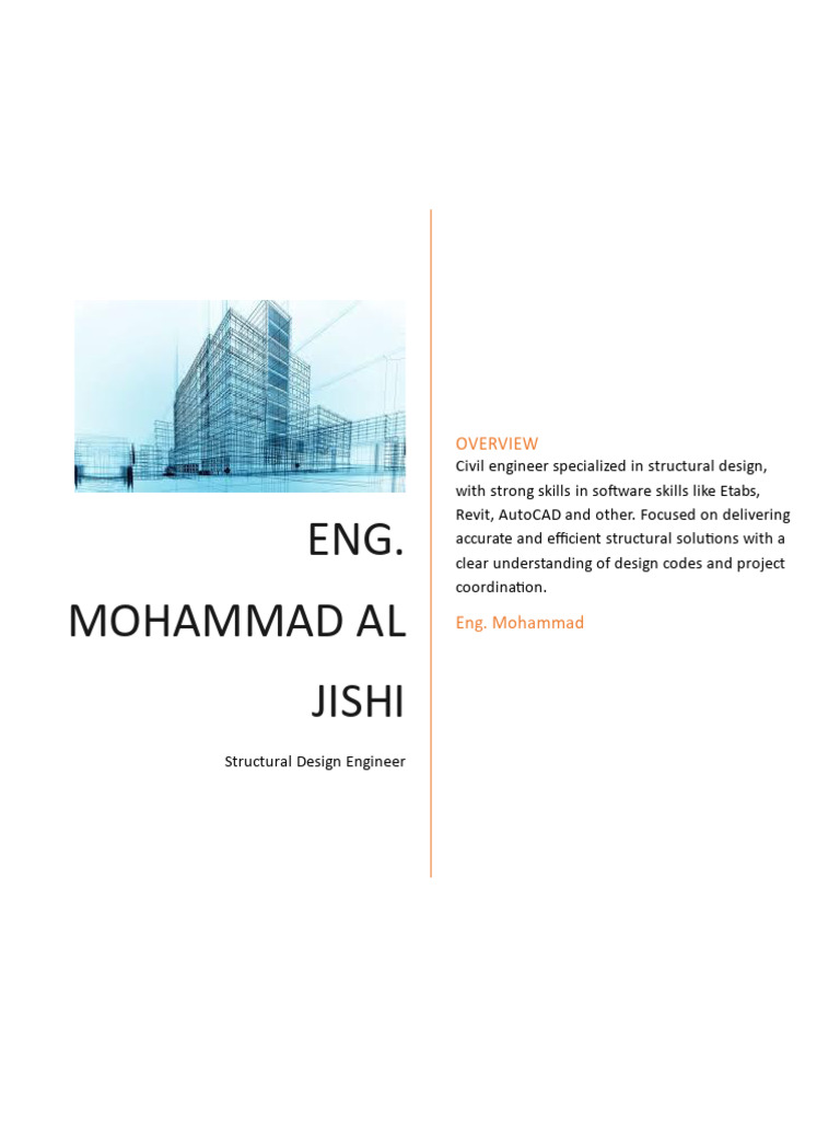 Civil Engineer Portfolio Overview | PDF