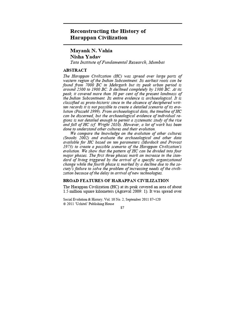 History of the Later Harappans and Shilpakara Movement Vol. 2nd - Gyan Books main image 0