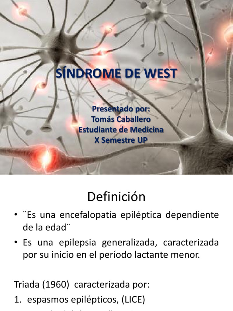 Síndrome de West | PDF | Epilepsia | Desórdenes neurológicos