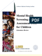 Mental Health Screening Tools for Children
