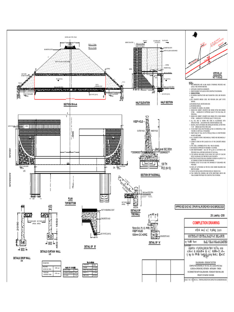 Comp. Br. No. 292 at Ch. 61390 RCC Box (Final) - Model | PDF | Concrete ...