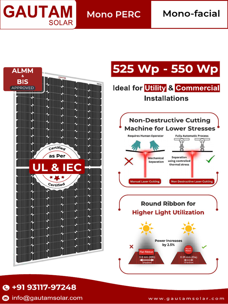 Solar Module Specifications and Performance | PDF | Electronics ...