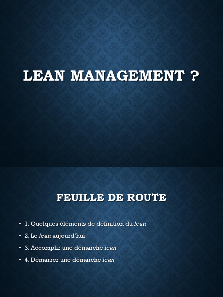 Guide pratique du Lean Management | PDF | Lean (production) | Business