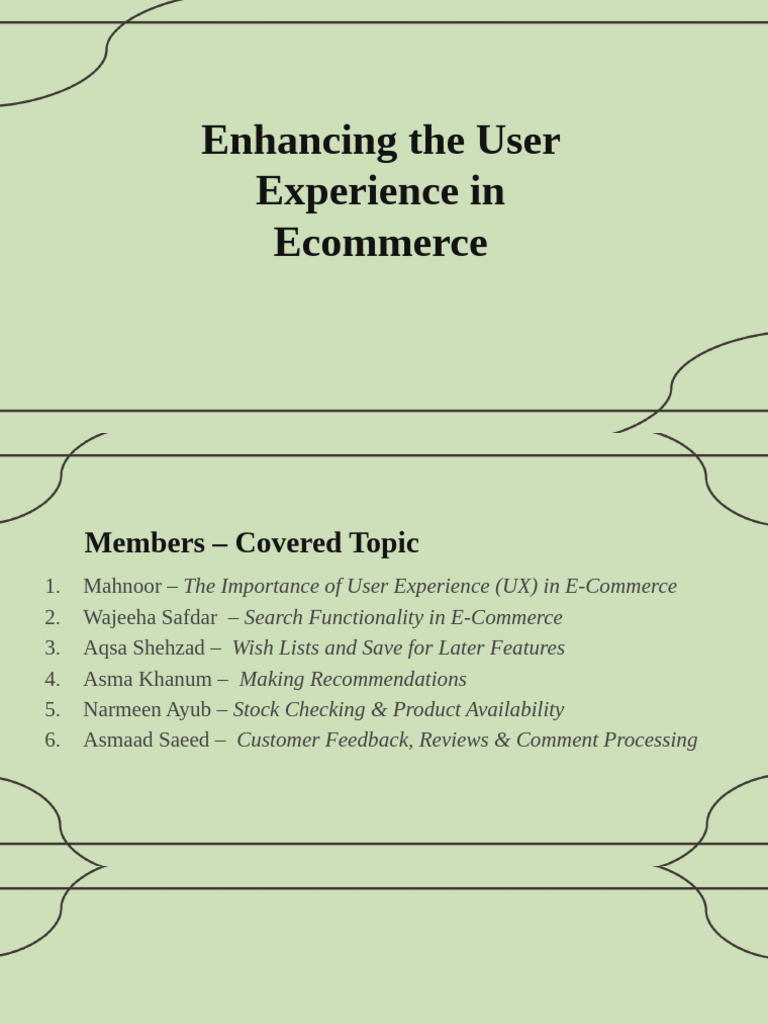 Group 4 - Enhancing The User Experience | PDF | Point Of Sale | Computing